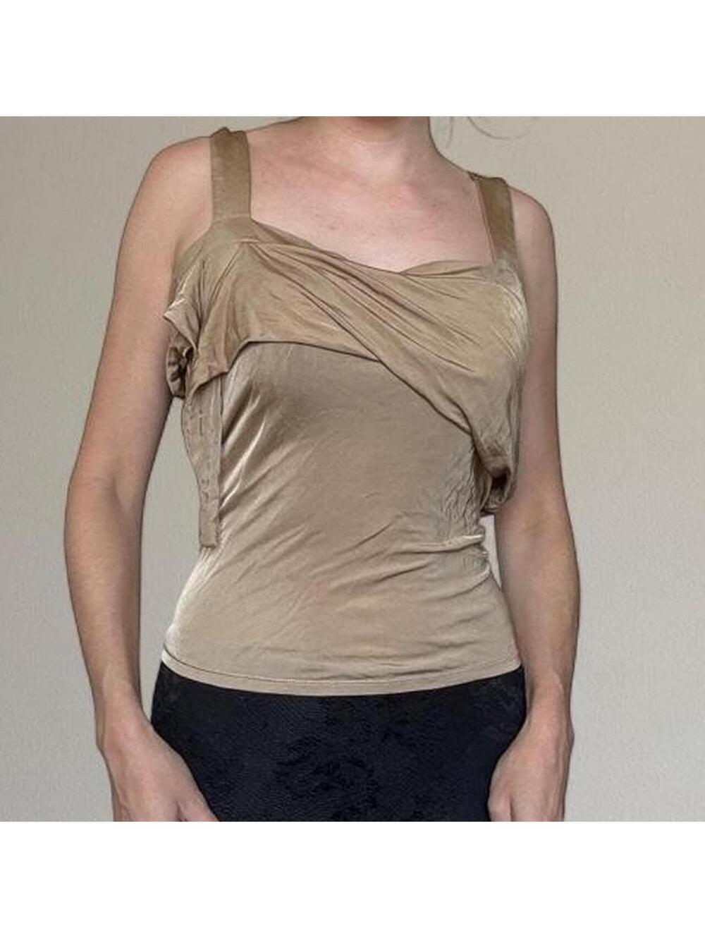 Euro tan tank top from Les Copains.